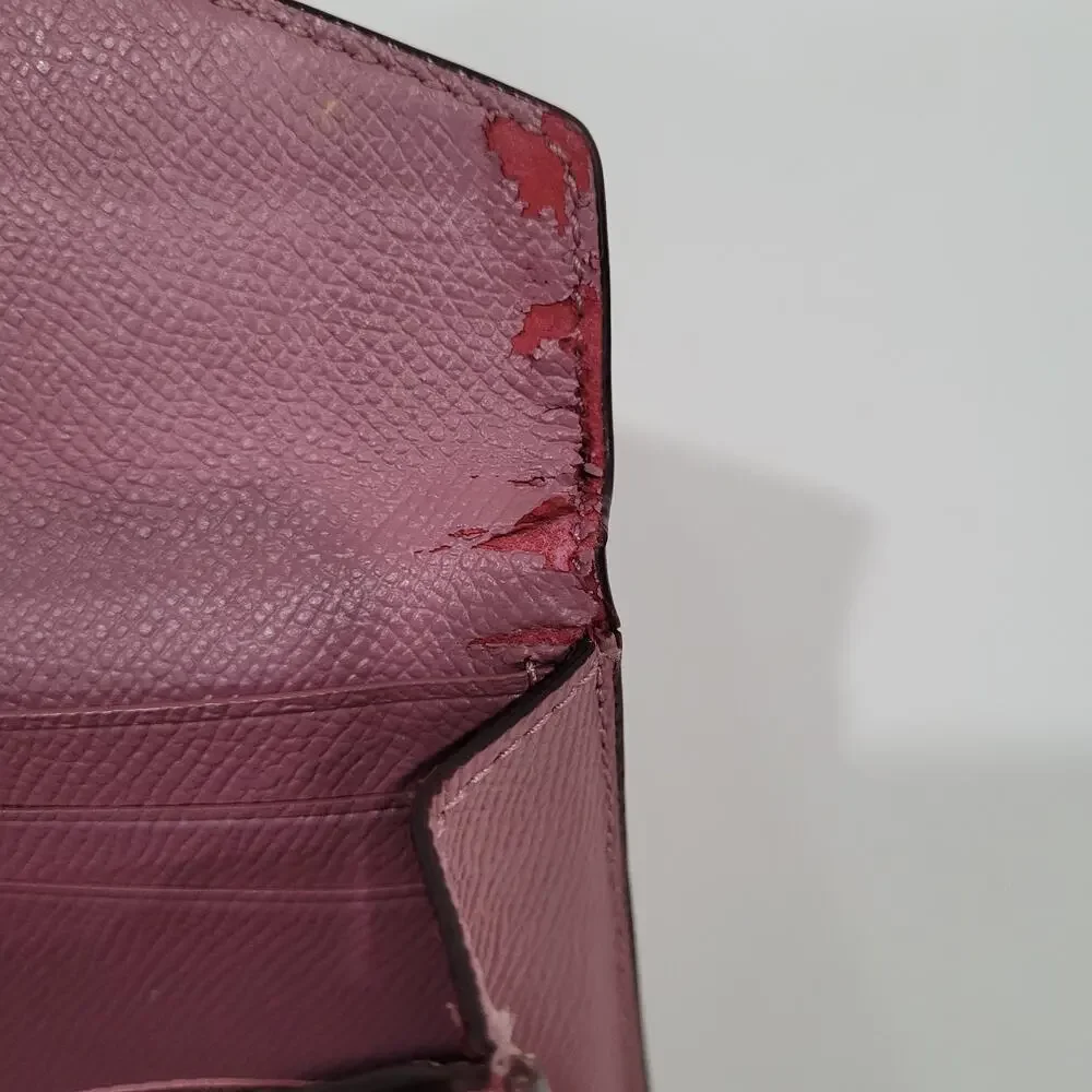 Coach Wallet Envelope Light‎ Purple Large Card Bill Holder Long Modern Fair